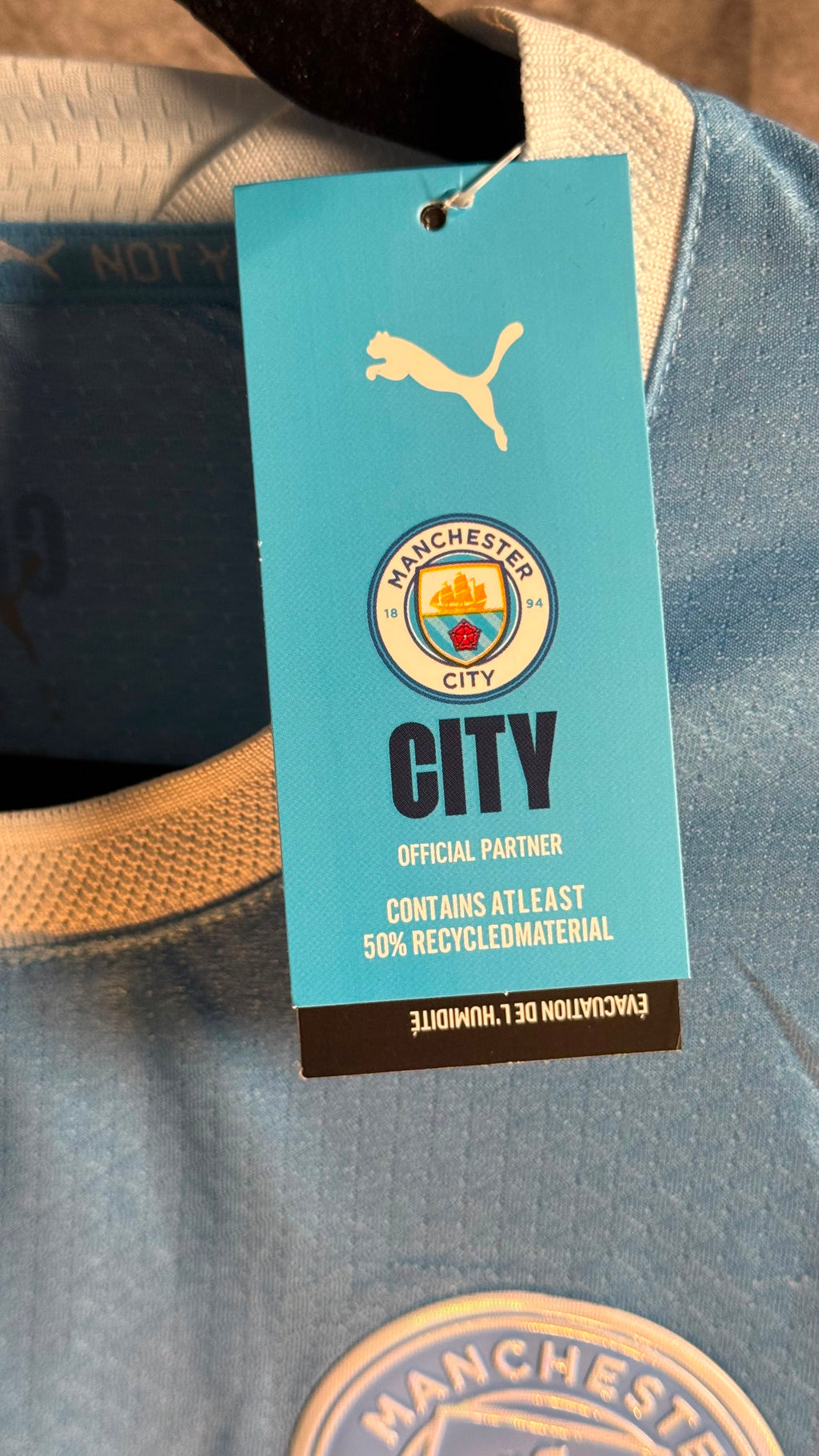 Manchester City Soccer Jersey 26/27 - Player Version
